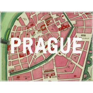 Mapa Prague Map - Historical & Vintage Maps, 40 × 30 cm