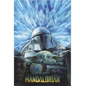 Plakát, Obraz - Star Wars: The Mandalorian - Hyperspace, 61 × 91.5 cm