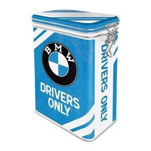 Plechová dóza s klipem Plechová dóza s klipem BMW - Drivers Only, 1,3 l