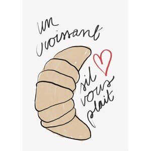 Ilustrace Un Croissant, Athene Fritsch, 26.7 × 40 cm
