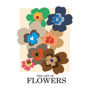 Ilustrace The Art Of Flowers Pink, Frances Collett, 30 × 40 cm