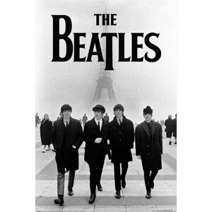 Plakát, Obraz - The Beatles - Eiffel Tower, 61 × 91.5 cm