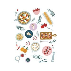 Ilustrace Italian Food, Aislinn Simmonds, 30 × 40 cm