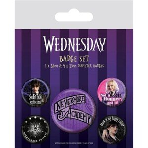 Plackový set Wednesday - Nevermore
