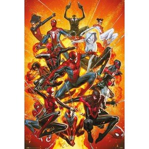 Plakát, Obraz - Marvel - Spider-Verse, 61 × 91.5 cm