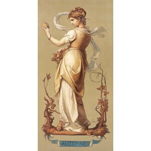 Ilustrace Autumn, 1873 (The Four Seasons / Vintage Art) - Joseph Felon, 20 × 40 cm