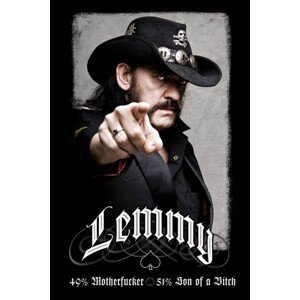 Plakát, Obraz - Lemmy - 49% mofo, 61 × 91.5 cm