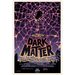 Ilustrace Dark Matter (Retro Movie) - Space Series (NASA), 26.7 × 40 cm