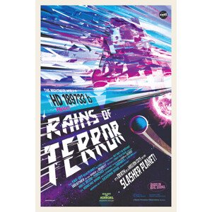 Ilustrace Rains of Terror (Retro Movie) - Space Series (NASA), 26.7 × 40 cm