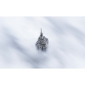 Fotografie Shanghai Jinmao Tower in Clouds, Ran Shen, 40 × 24.5 cm