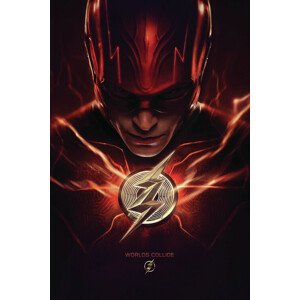 Umělecký tisk The Flash - Lightning, 26.7 × 40 cm
