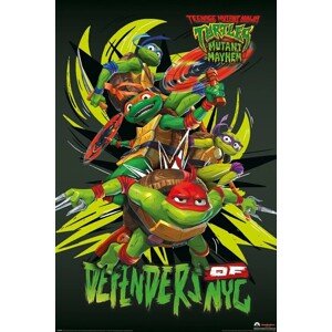 Plakát, Obraz - Teenage Mutant Ninja Turtles: Mutant Mayhem - Deefenders Of NYC, 61 × 91.5 cm