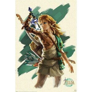 Plakát, Obraz - The Legend Of Zelda: Tears Of The Kingdom - Link Unleashed, 61 × 91.5 cm