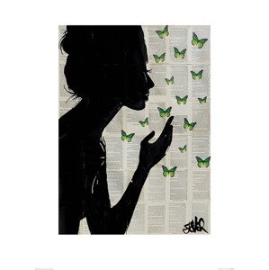 Umělecký tisk Loui Jover - Simplicity - Green, 60 × 80 cm
