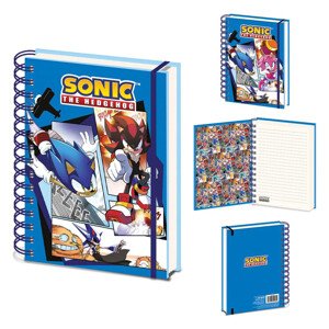 Zápisník Sonic: The Hedgehog - Comic Strip Jump Out, A5
