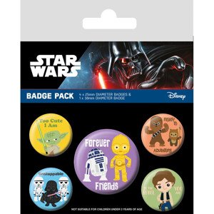 Plackový set Star Wars - Chibi