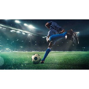 Fotografie Football or soccer player in action, master1305, 40 × 22.2 cm