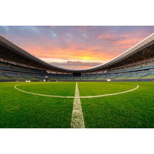 Fotografie soccer field, lupengyu, 40 × 26.7 cm