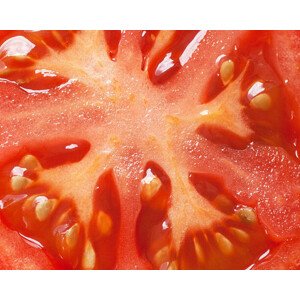 Fotografie tomato slice full frame macro, JamesPearsell, 40 × 30 cm