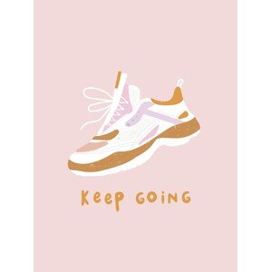Ilustrace Keep Going, Aislinn Simmonds, 30 × 40 cm