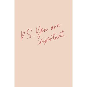 Ilustrace P.S. You are important, uplusmestudio, 26.7 × 40 cm