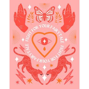 Ilustrace Boho mystical vector posters with inspirational, Ольга Логвиненко, 30 × 40 cm