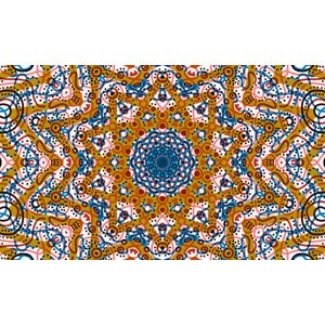 Ilustrace Mandala Abstract Pattern Background, Kieran Stone, 40 × 24 cm