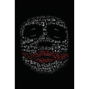 Umělecký tisk The Dark Knight Trilogy - Ha Ha Ha, 26.7 × 40 cm