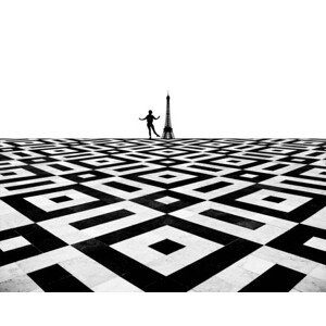 Fotografie Ballet dancer in abstract background, Grant Faint, 40 × 30 cm