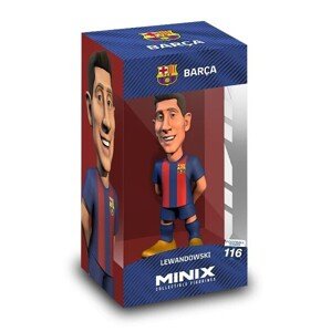 Figurka MINIX Football -  Club FC Barcelona - LEWANDOWSKI, 9 x 18 x 8 cm