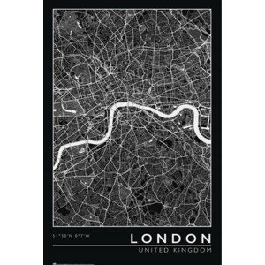 Plakát, Obraz - London - City Map, 61 × 91.5 cm