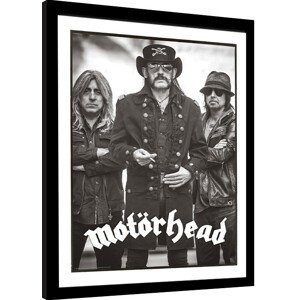 Obraz na zeď - Motorhead - Groupe Noir et Blanc, 34 × 44.2 cm