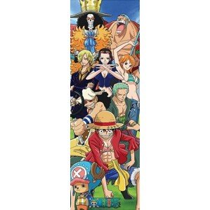 Plakát, Obraz - One Piece - Crew, 53 × 158 cm