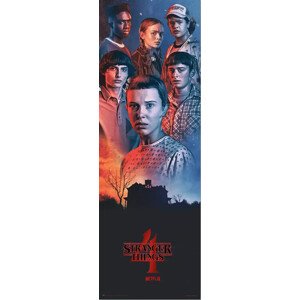 Plakát, Obraz - Stranger Things, 53 × 158 cm