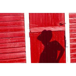 Ilustrace Shadow on Red Barn, Grant V. Faint, 40 × 26.7 cm