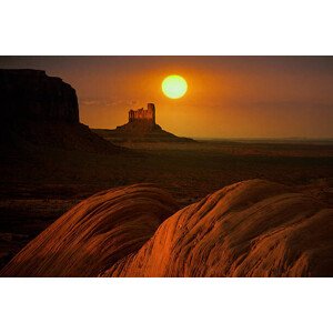 Ilustrace Monumnent Valley, Arizona, Mark Newman, 40 × 26.7 cm