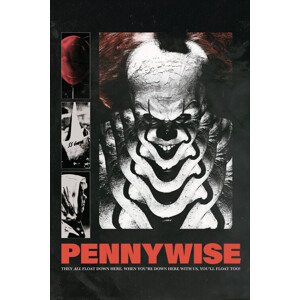 Umělecký tisk IT - Pennywise, 26.7 × 40 cm