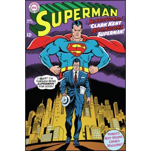 Umělecký tisk Superman Core - Clark Kent, 26.7 × 40 cm
