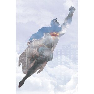 Umělecký tisk Superman Core - Fly High, 26.7 × 40 cm