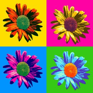 Ilustrace Mother’s Day Flowers, smartboy10, 40 × 40 cm