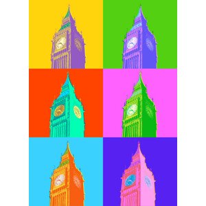 Ilustrace Big Ben and Houses of Parliament, smartboy10, 30 × 40 cm
