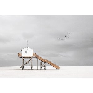 Fotografie on the beach, Rolf Endermann, 40 × 26.7 cm