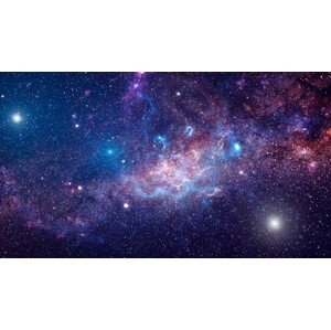 Fotografie Background of galaxy and stars, mik38, 40 × 22.2 cm