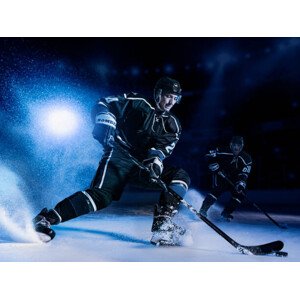 Fotografie Hockey players on ice, Erik Isakson, 40 × 30 cm