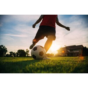 Fotografie Silhouette action sport, Natee127, 40 × 26.7 cm