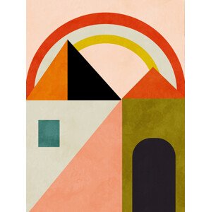 Ilustrace Playing Around Shapes, Ana Rut Bre, 30 × 40 cm