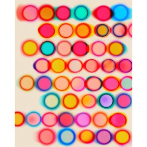 Ilustrace Glow, Jazzberry Blue, 30 × 40 cm