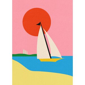 Ilustrace Baltic Sea, Rosi Feist, 30 × 40 cm
