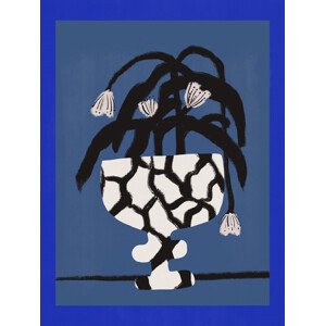 Ilustrace Cracked Vase In Blue, Little Dean, 30 × 40 cm