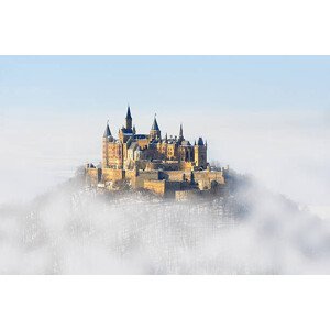 Fotografie Germany Palace Hohenzollern Winter Fog, ManuWe, 40 × 26.7 cm